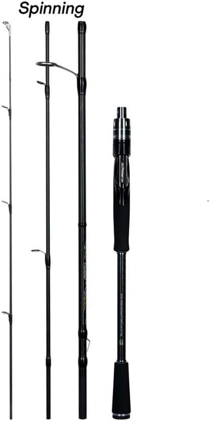 Angelrute Angelrute 1,8 m 2,1 m 2,4 m 2,7 m 3,0 m Spinning Baitcasting Casting 3-35g für Reisen, Salzwasser- und Süßwasserangeln(2.7M)