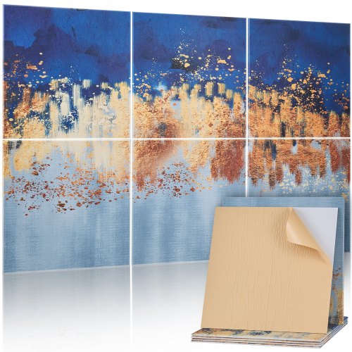 VEVOR 6x Akustikpaneele Akustik Wandpaneele 180x120x1cm selbstklebend Gemälde