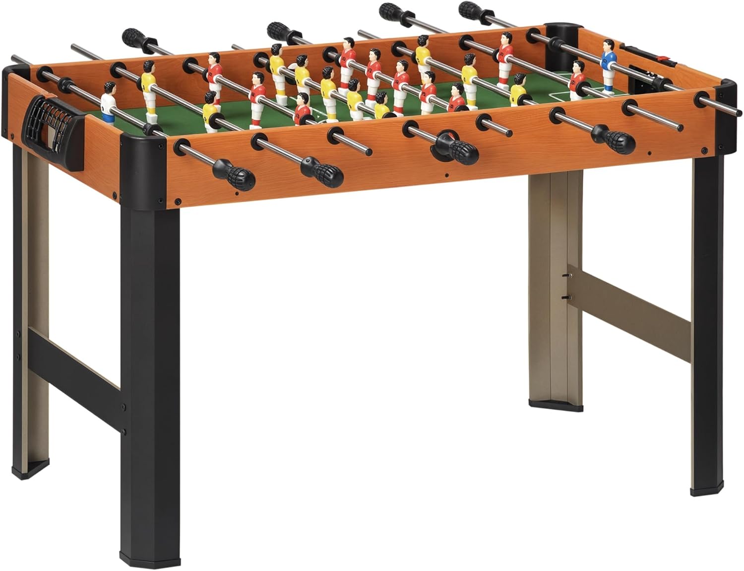 HOMCOM Biliardino Calcio Balilla per Bambini con Manopole Antiscivolo, Segnapunti e Palline Incorporate, 118x104x69cm