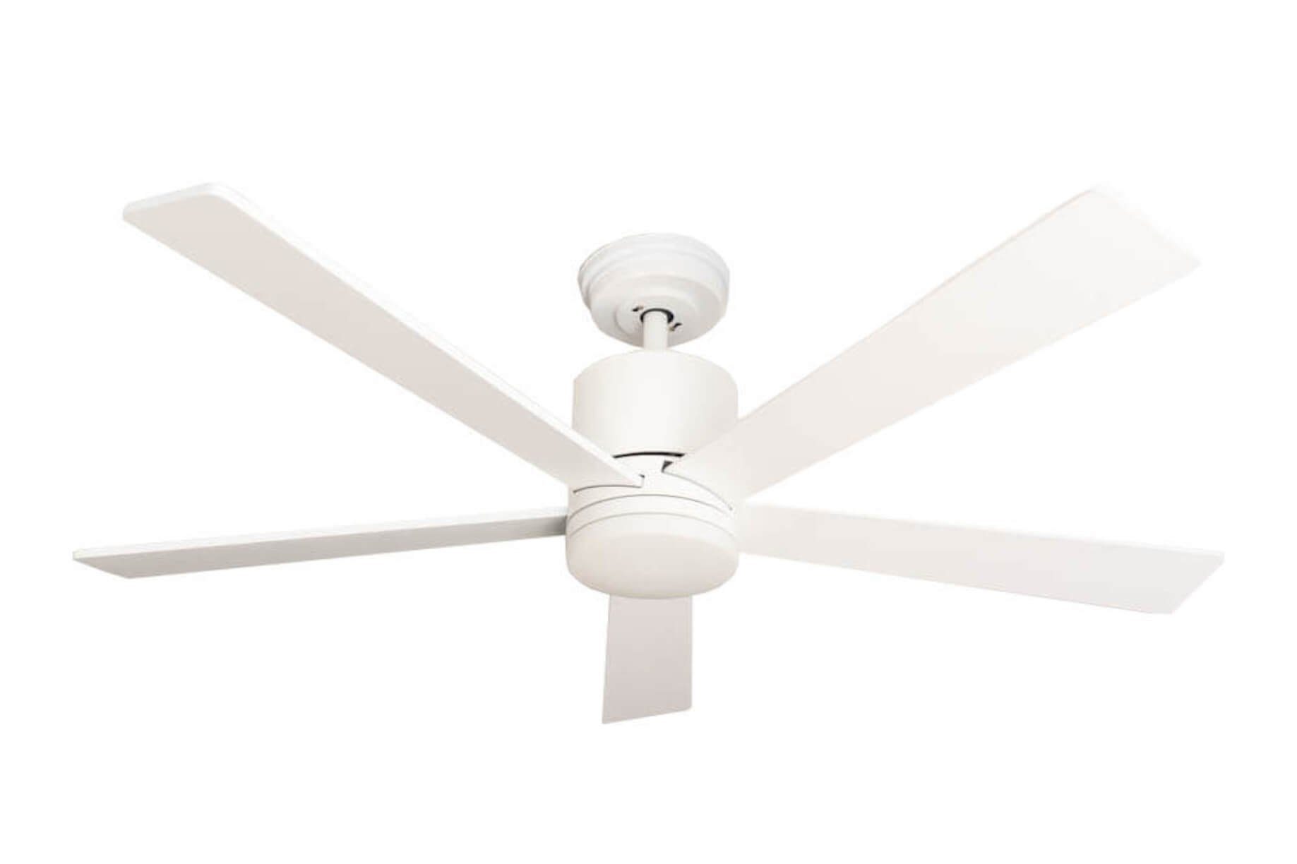 Deckenventilator Energiespar Deckenventilator Tibu 132 cm Weiß mit LED