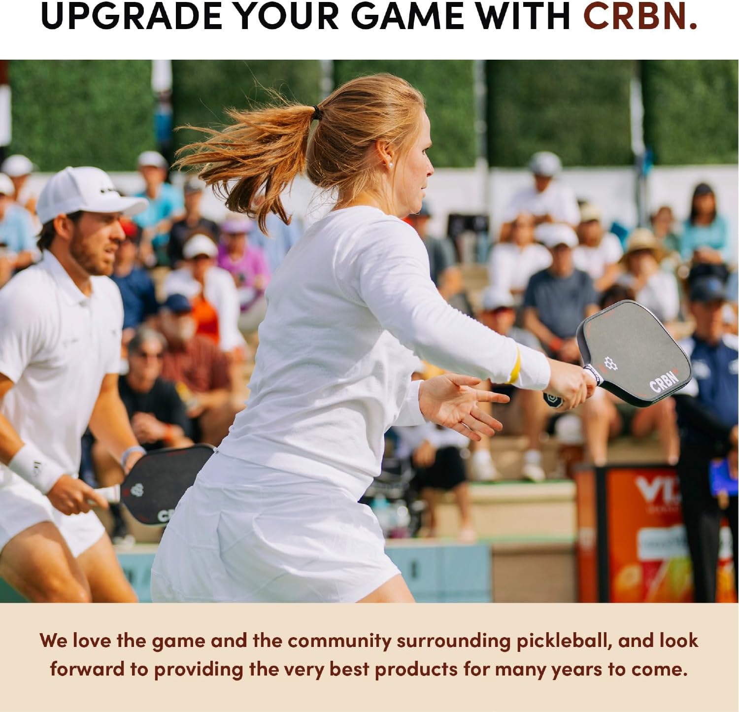 CRBN Power Series Pickleball-Paddel – Kohlefaser-Pickleball-Paddel mit Schaumstoff-eingespritzten Kanten für erweiterten Sweet Spot
