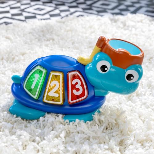 Baby Einstein, Centro Giochi e Attività Neptune's Ocean Discovery, 15 Giochi e Attività, 3 Lingue, Girello con Musica e Luci, Sedile Girevole a 360°, Regolabile, a Partire da 6 Mesi : Prima infanzia