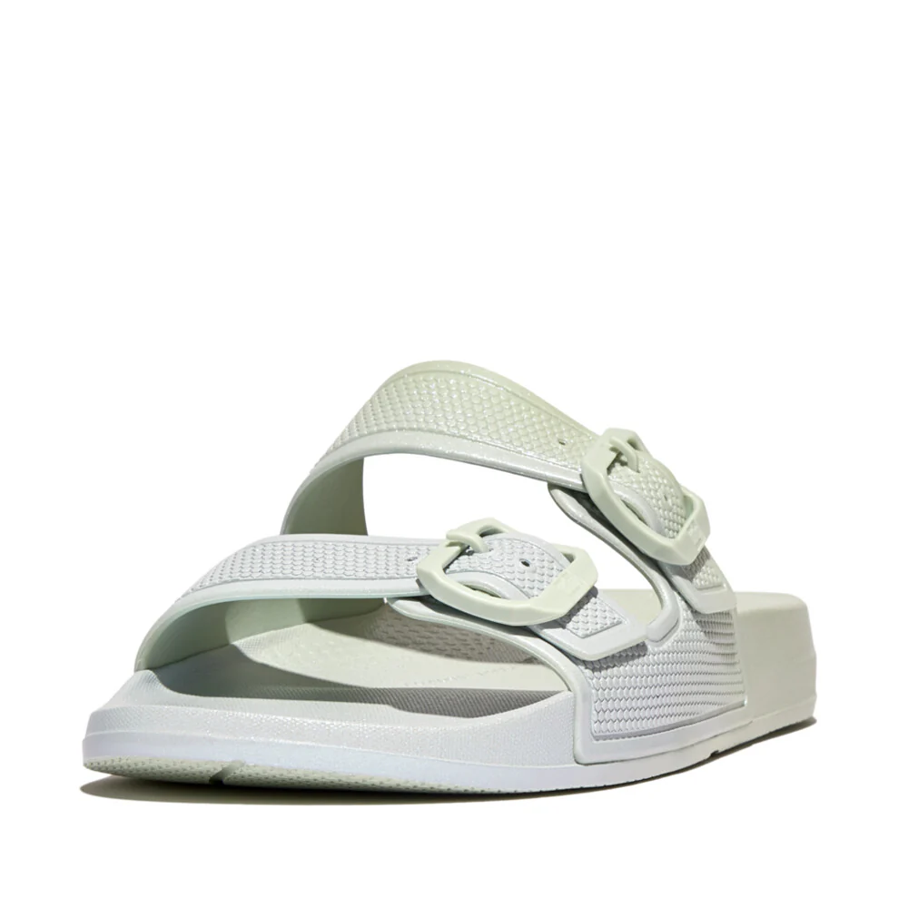 FitFlop iQushion Iridescent Riemensandalen Sagebrush/Skywash Blue