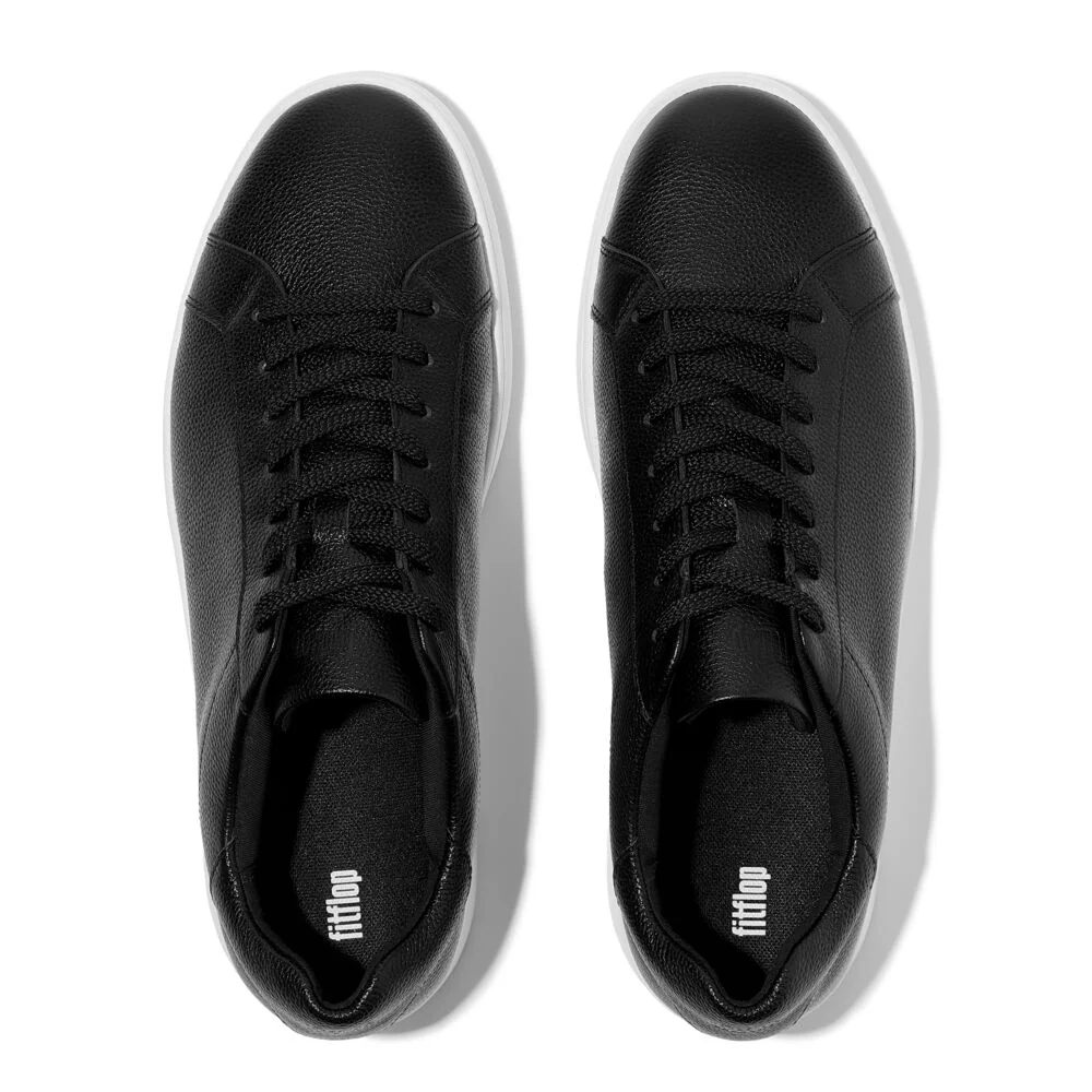 FitFlop RALLY II Herren Black Leder Sneaker