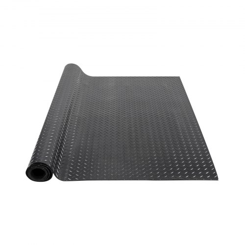 VEVOR Gummimatte 4625 x 1236 mm Bodenmatte SBR-Gummi Bodenbelag 3 mm Dicke Noppenmatte Diamant Tränenblech Bodenmatte Antirutschmatte Gummibelag Ideal für Garagen, Lagerhallen, Fitnessstudios, Gehwege