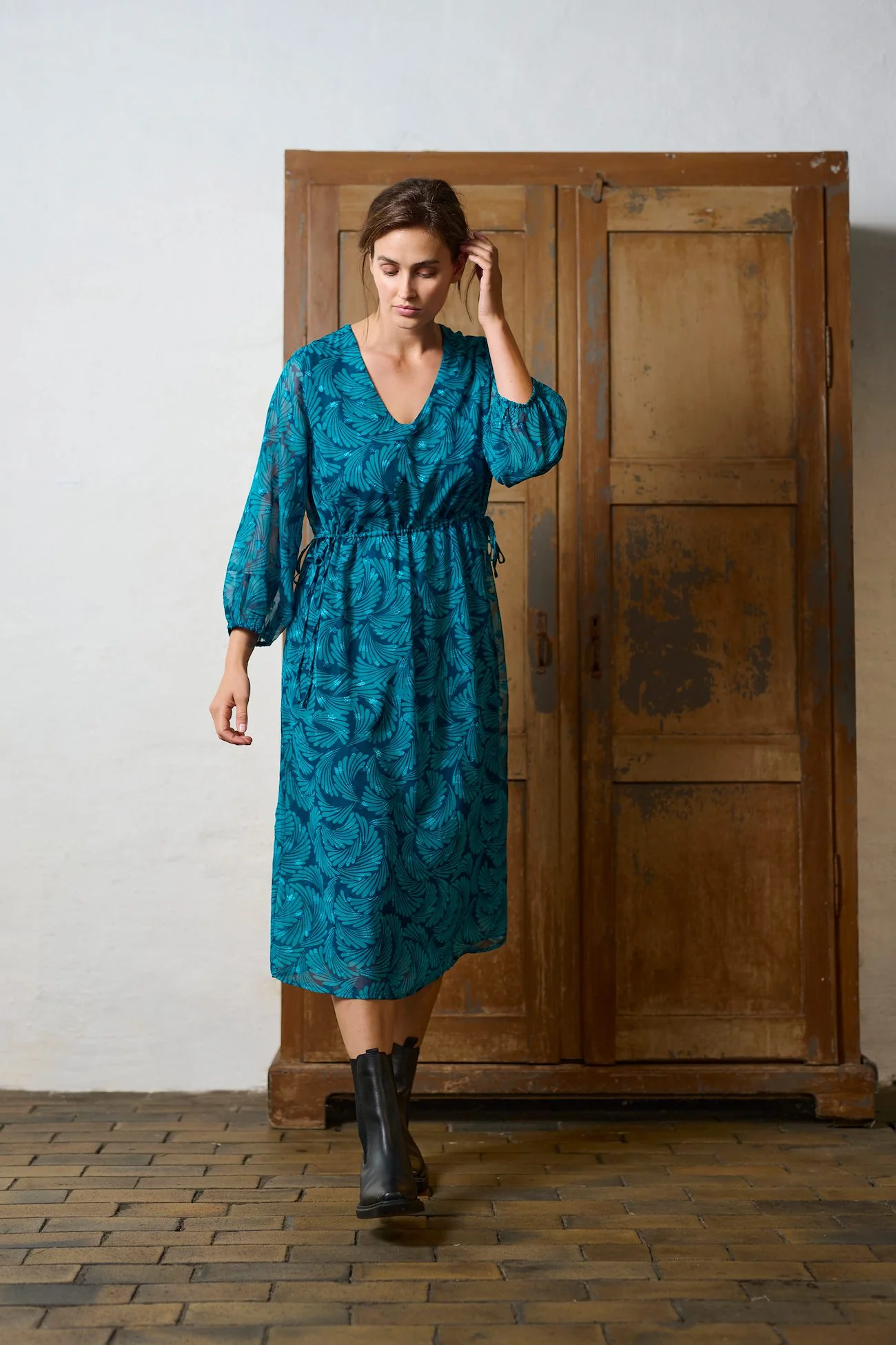 Kaffe | Kadori Print Dress | Legion Blue
