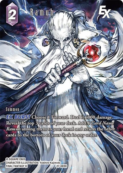 Ramuh EX (Full Art) (27-089H) (Journey of Discovery)