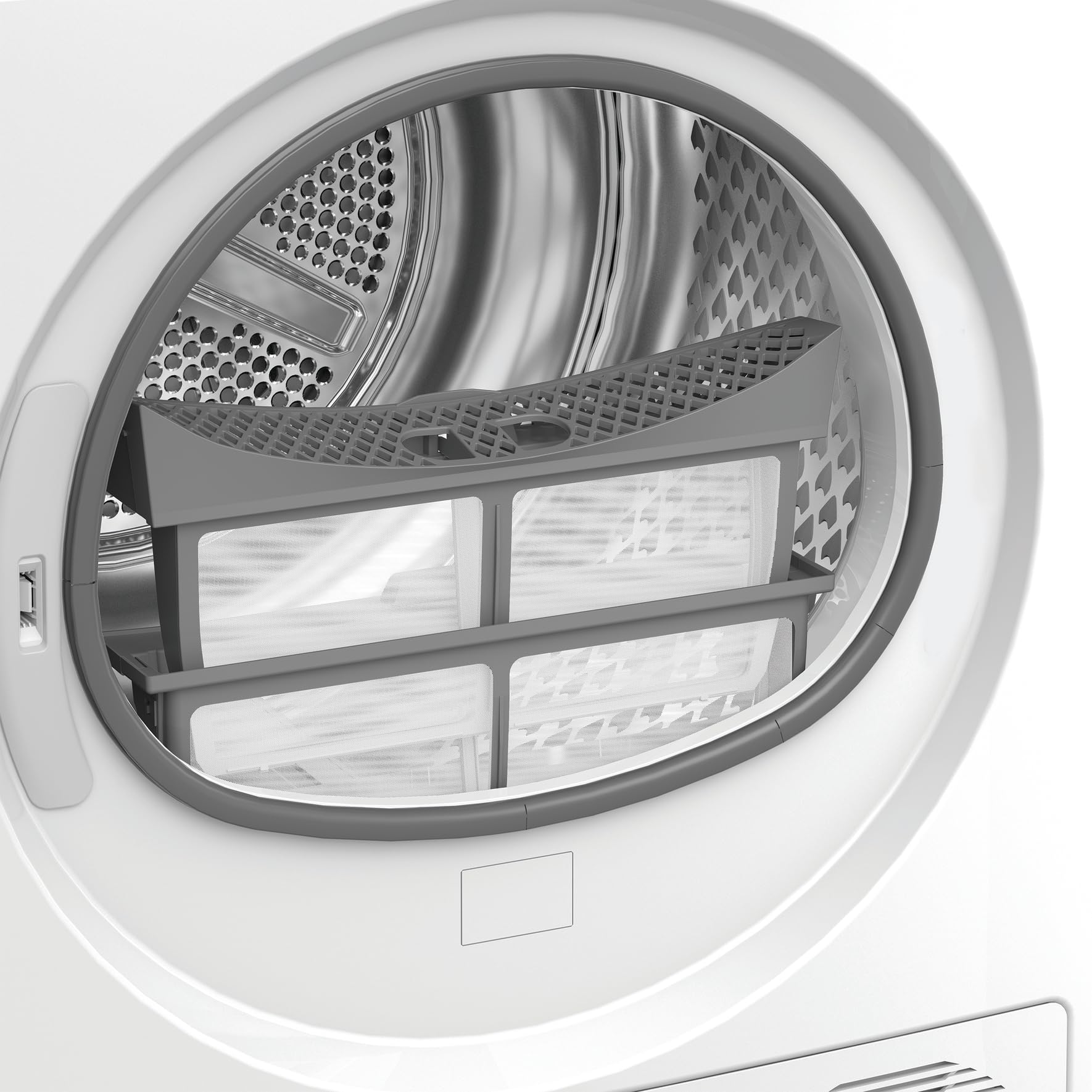 Wärmepumpentrockner BT 7RC WW mit 7 kg Fassungsvermögen und Precision Dry, EEK C, Slim Design, weiß