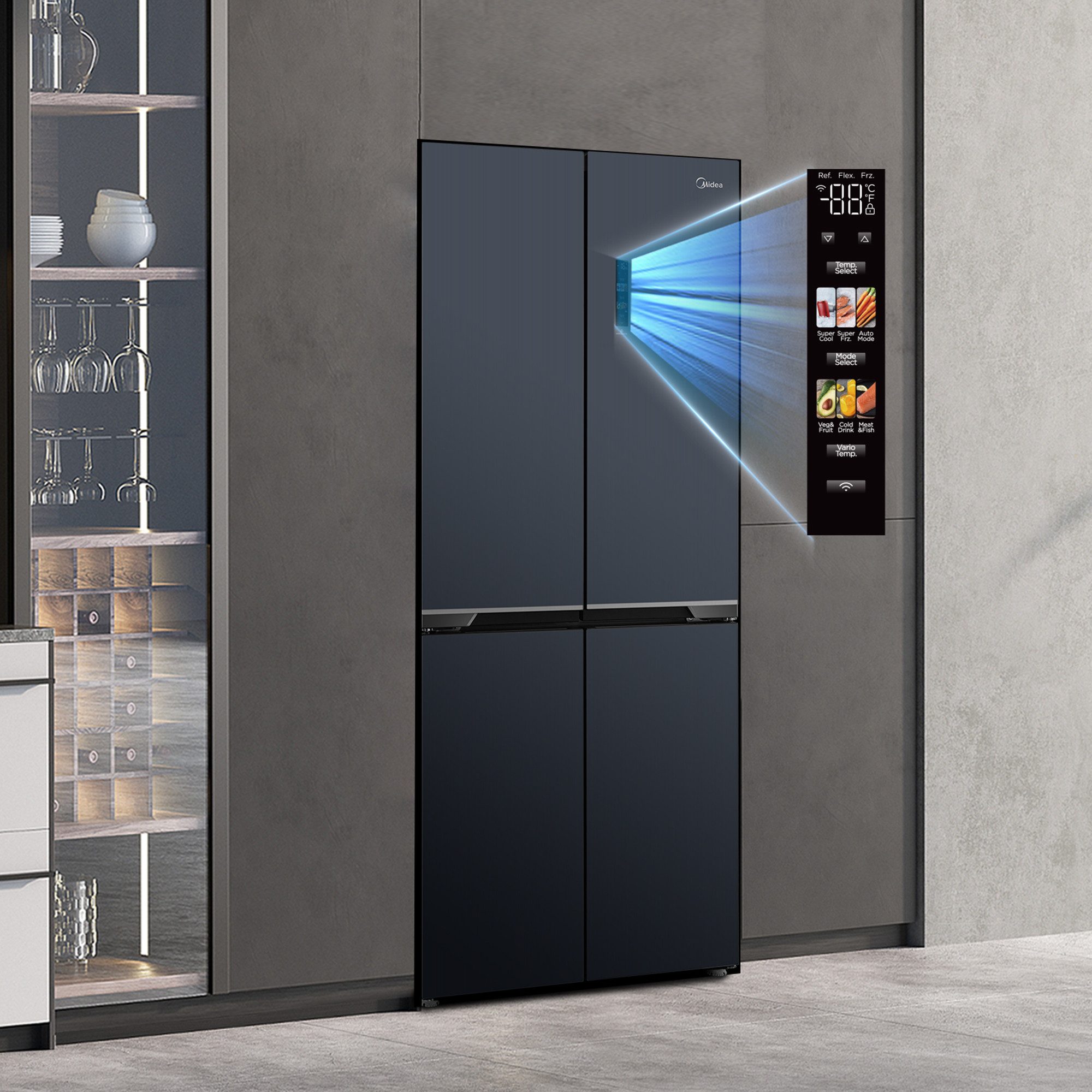 Kühl-/Gefrierkombination INSTA-FIT MASTER MDRM587BIE70