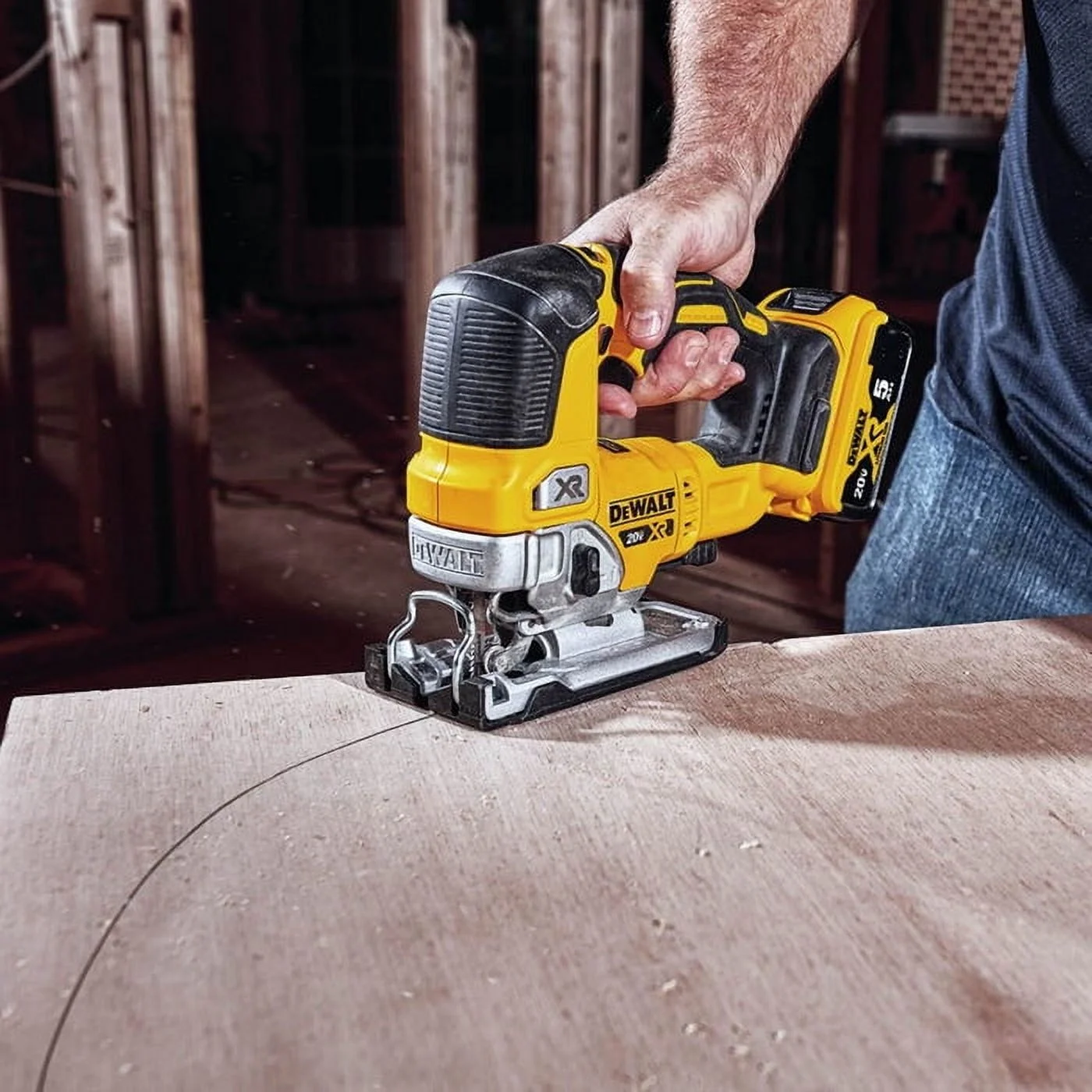 DEWALT 20V MAX XR Cordless Jig Saw DCS334B, 3,200 Blade Speed, Brushless Motor, LED Light (Bare Tool Only)