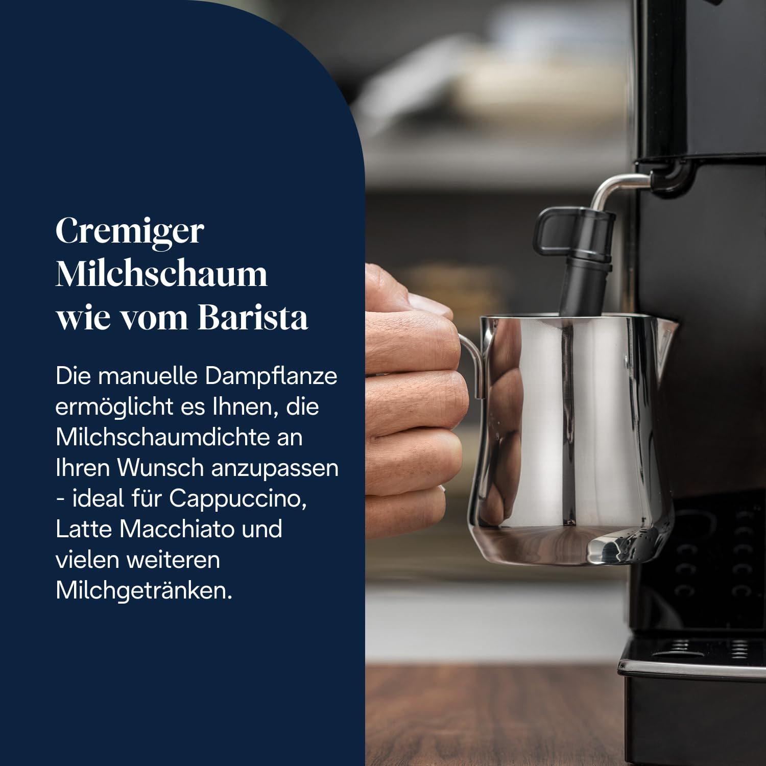 De'Longhi Magnifica S Kaffeevollautomat für 2 Getränke in Schwarz mit integriertem Mahlwerk