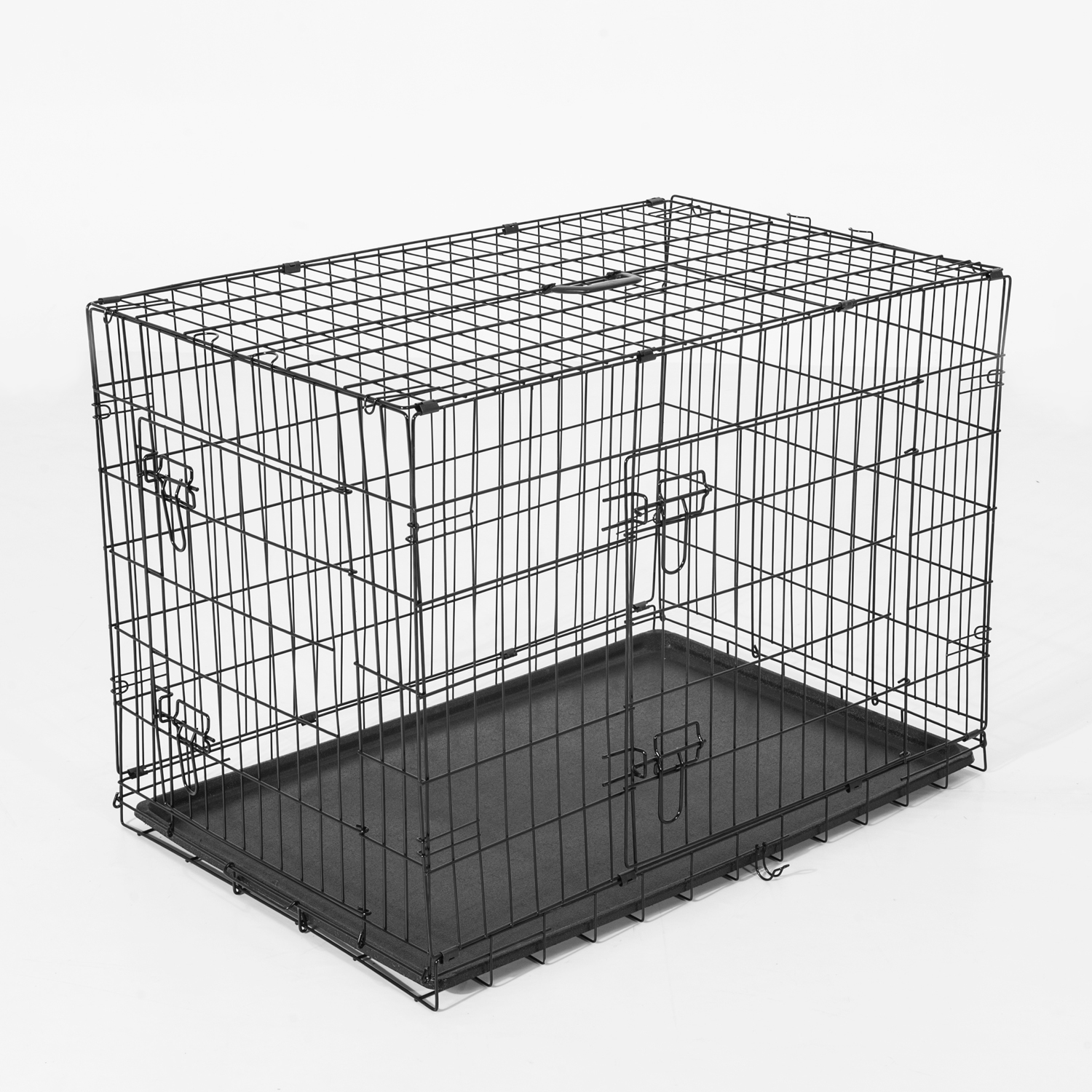 PawHut Hunde Transportkäfig XXL schwarz Transportbox