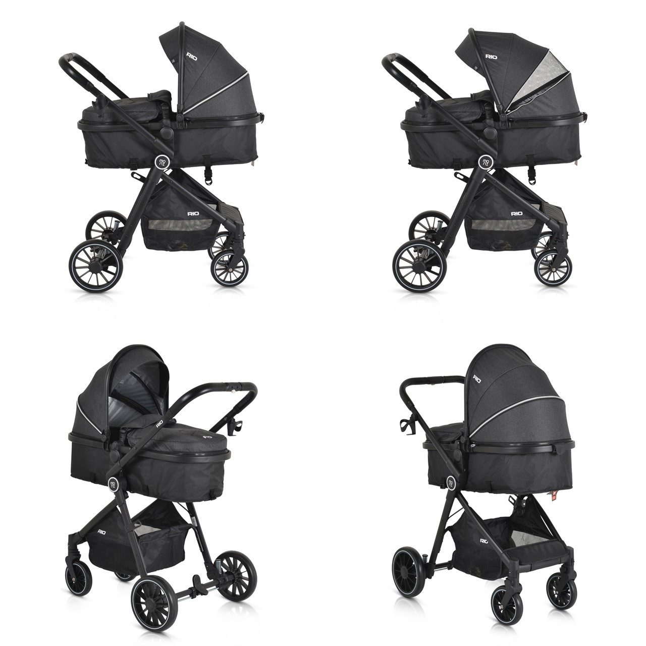 Kombi-Kinderwagen Kinderwagen 2 in 1 Rio 22 kg