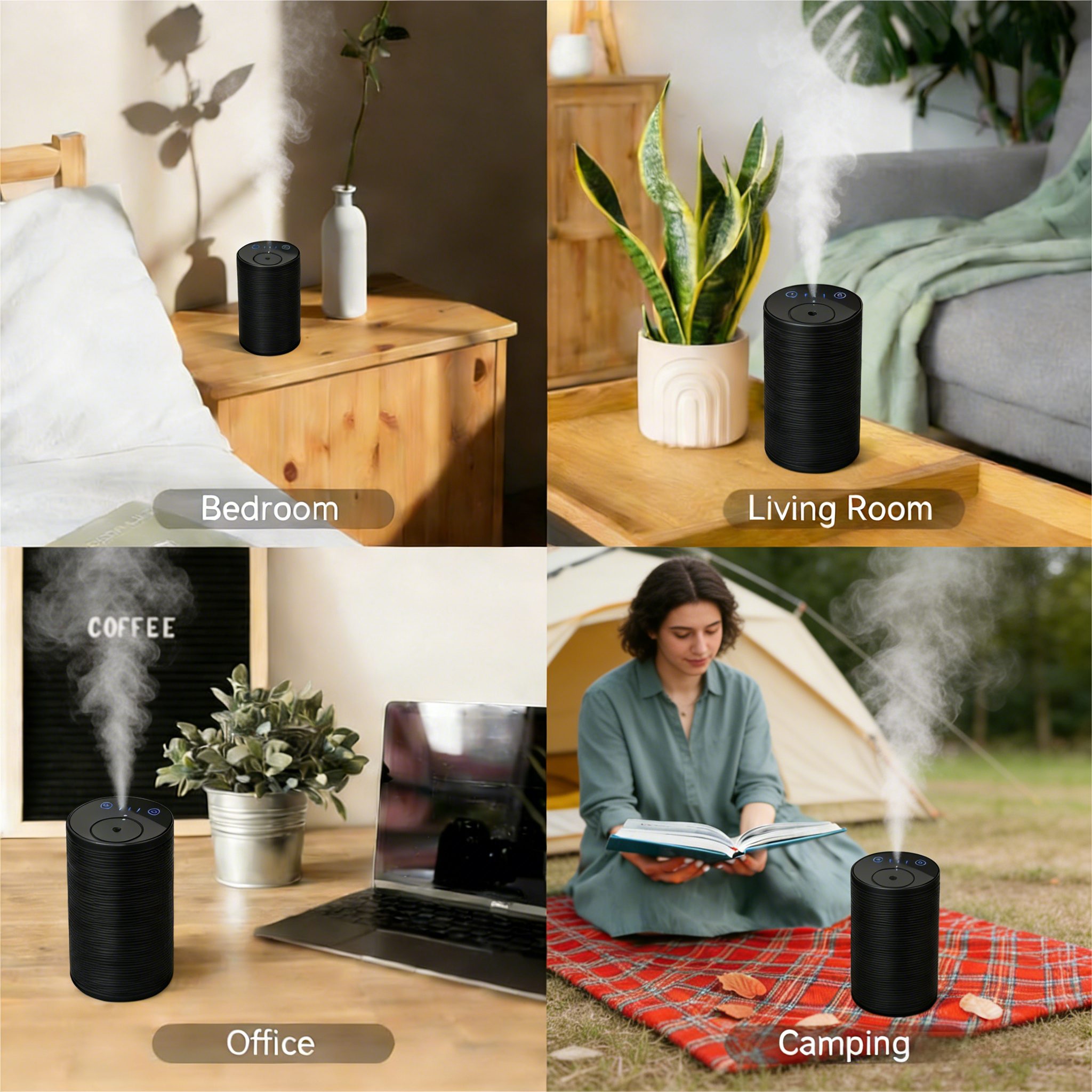 Luftbefeuchter Wasserloser Diffuser für ätherische Öle,Aroma Diffuser,Auto duft