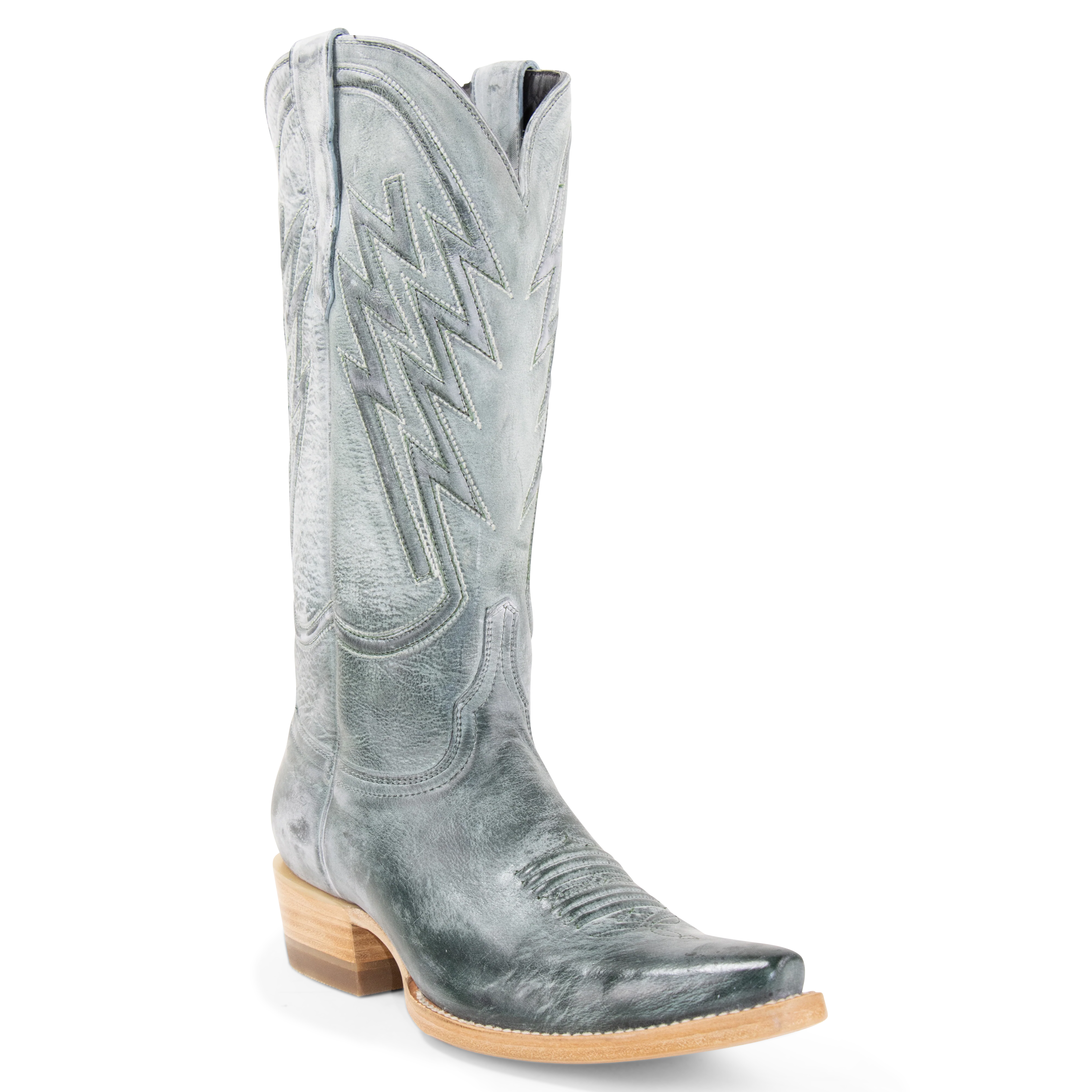 Gamuza Verde - Pointed Toe