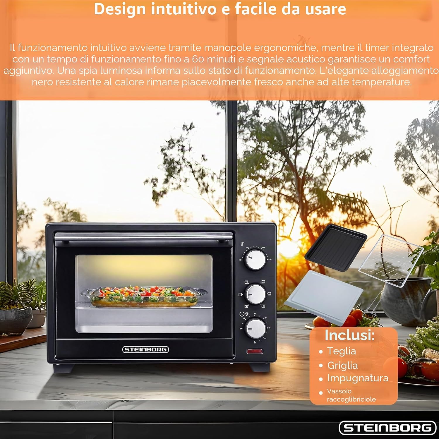 STEInBORG Mini Forno 25 Litri