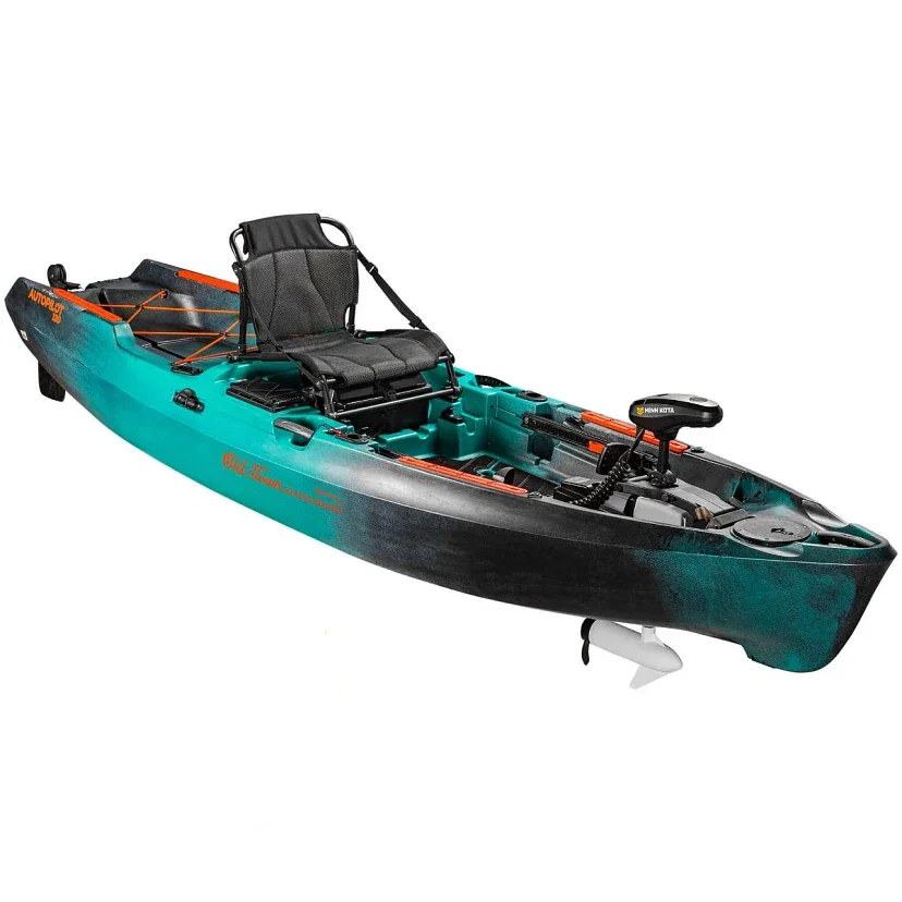 Old Town Sportsman AutoPilot 120 Motorized Fishing Kayak with Minn Kota Trolling Motor �C 12-ft