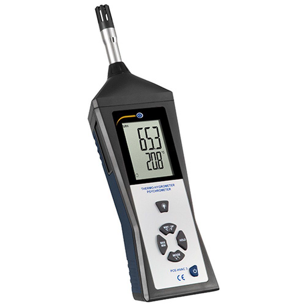 Klimamesser Luftfeuchtemessgerät Hygrometer Feuchtemessgerät (rel) PCE-HVAC 3