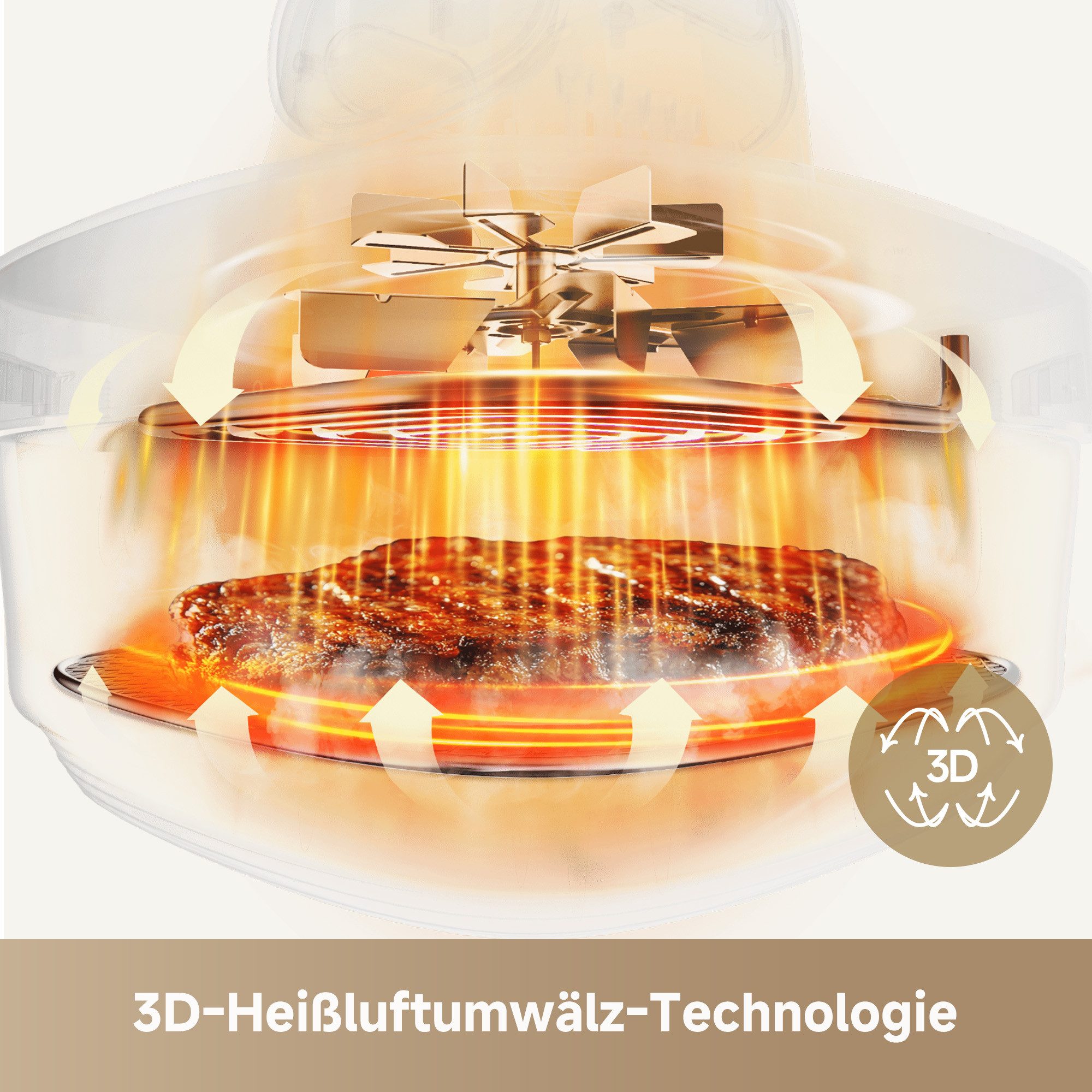 Heißluftfritteuse Tasti PT60