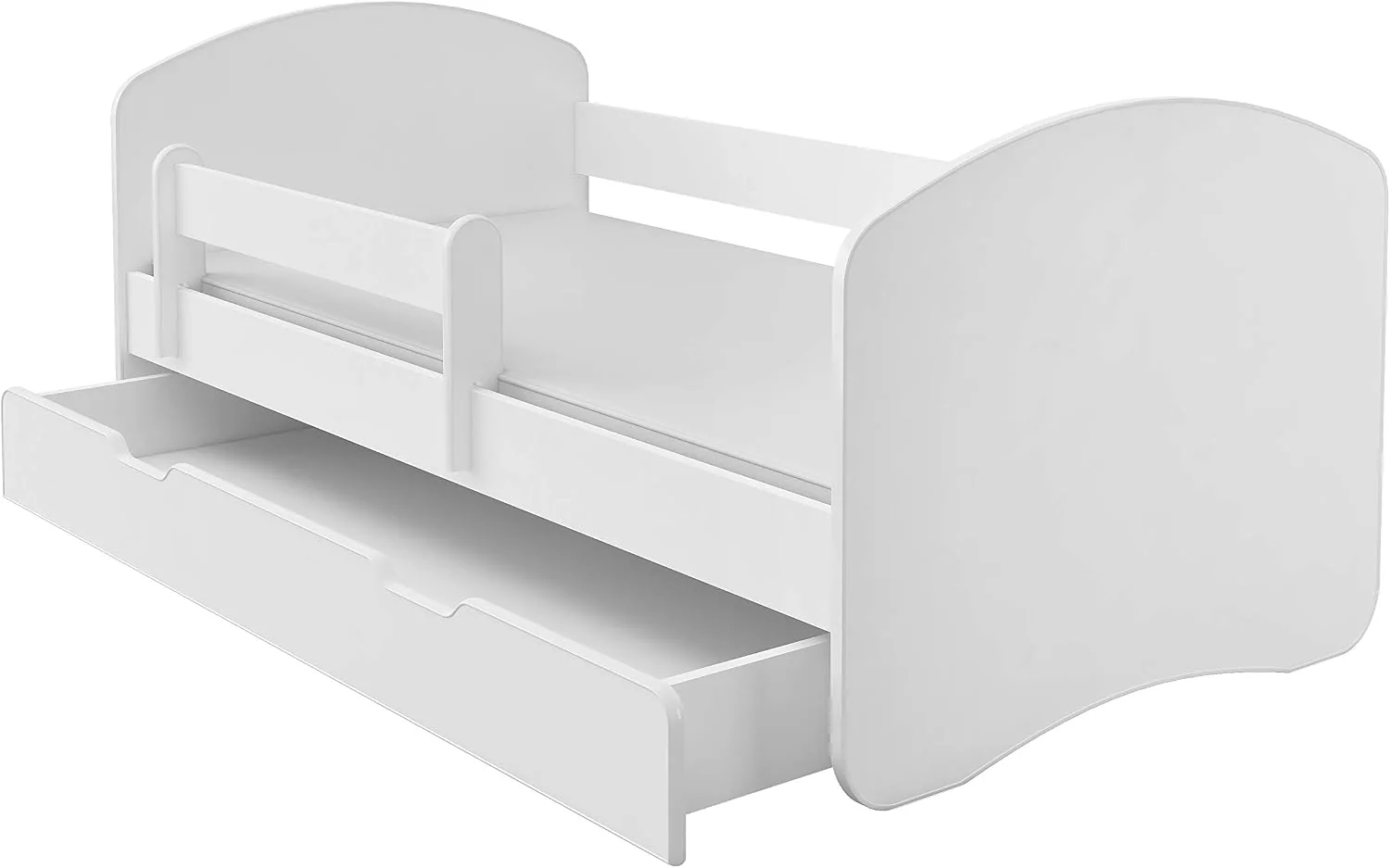 ACMA Juniorbett mit Rausfallschutz und Lattenrost