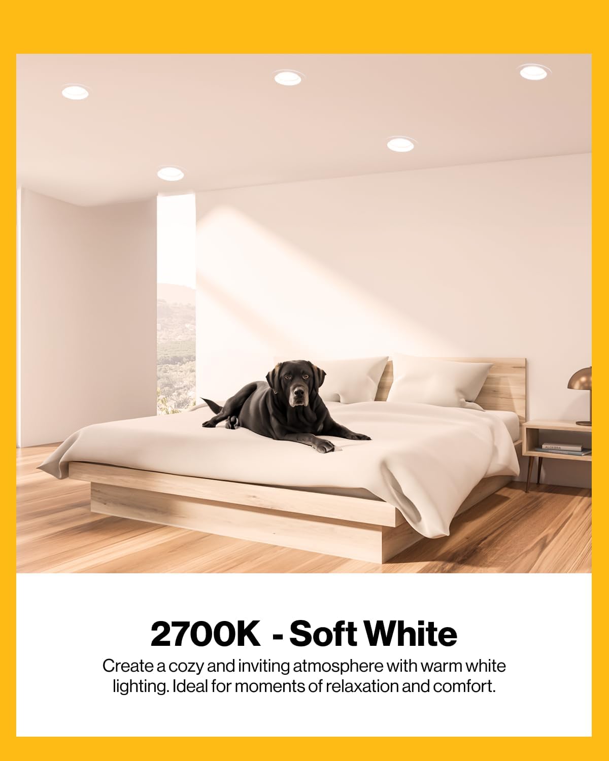 Sunco BR30 LED-Leuchtmittel für den Innenbereich, entspricht 11 W, 65 W, 2700 K, weiches Weiß, 850 lm, E26-Sockel, 25.000 Stunden Lebensdauer, dimmbare Inneneinbau-Glühbirnen – UL & Energy Star, 48