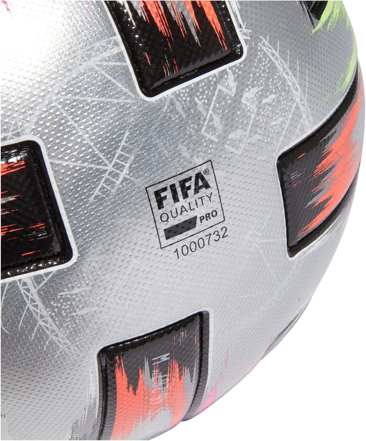 adidas FS5078 Unisex – Erwachsene UNIFO FIN PRO Fußball, SILVMT/Black/Solred/S, 5
