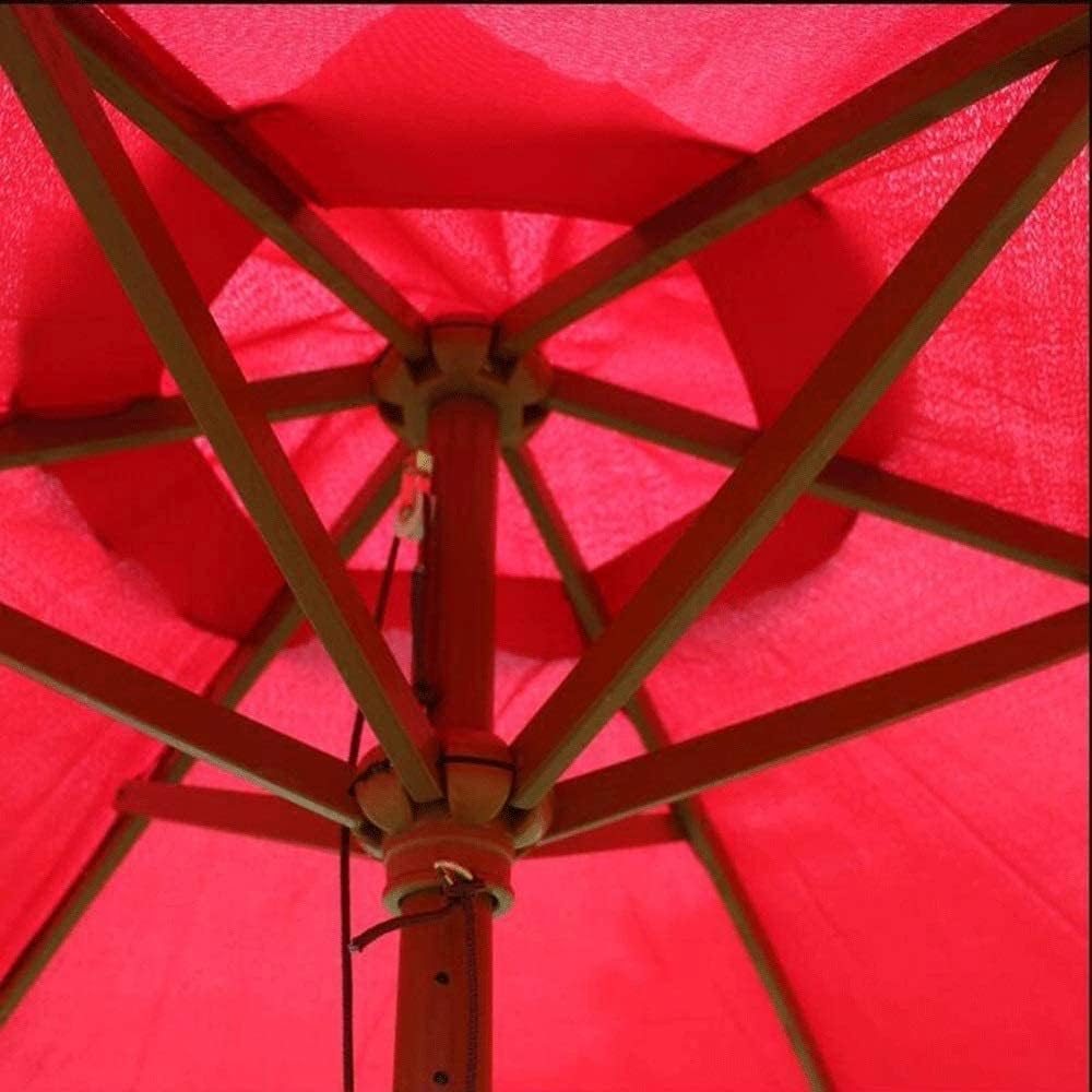 210 cm freitragender Sonnenschirm zum Aufhängen mit Kurbel für den UV-Schutz im Freien, im Garten und auf der Terrasse good