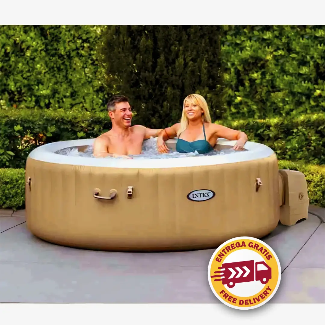 2025 Intex PureSpa Bubble Massage 120 jets opblaasbare whirlpool spa-set