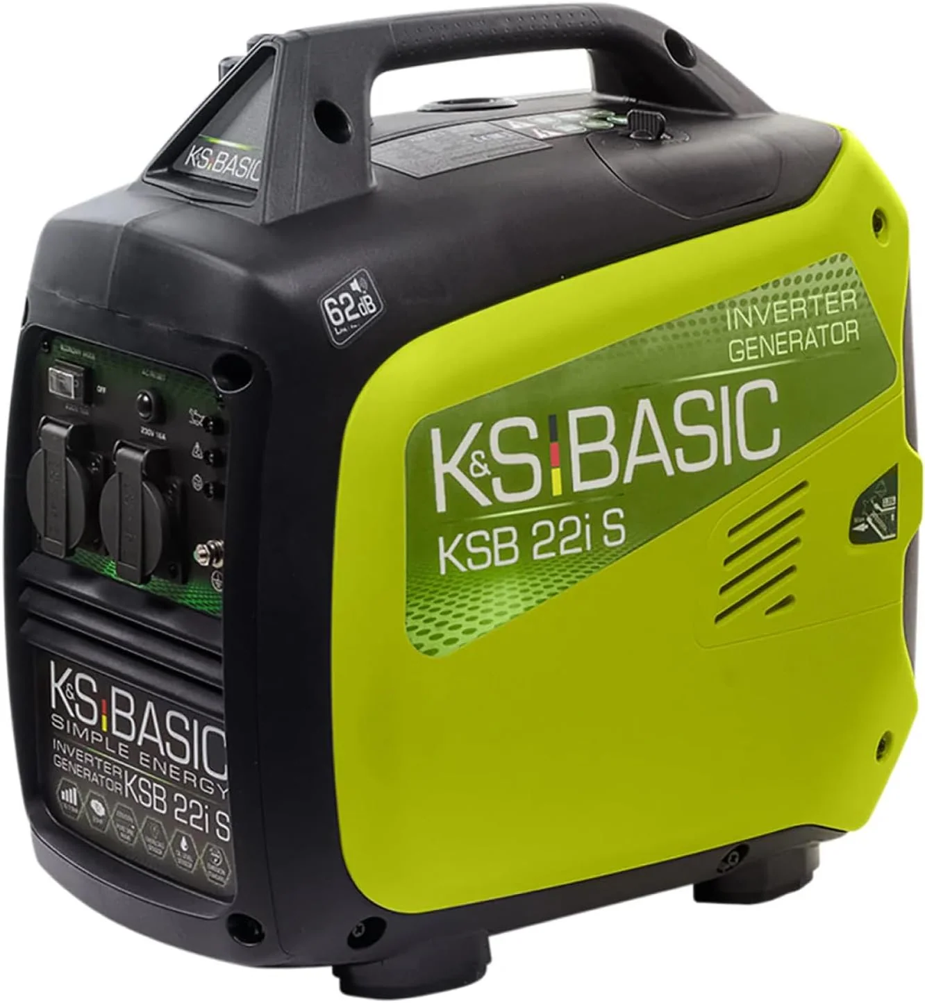 K&S BASIC 22i S InverterGenerator 2000W, inverter stromerzeuger Benzin