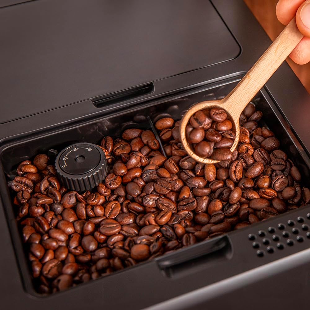Cecotec Kompakte Superautomatische Kaffeemaschine mit Wifi Cremmaet Compactccino Connected Black Rose. 1350W, 19 Bar, TFT-Bildschirm und APP, Mahlwerk, Milchtank 400 ml und 1 Liter Wasser