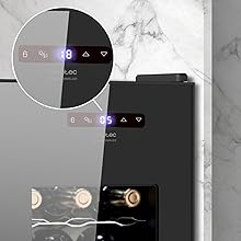 Cecotec Cantinetta Vino Bolero GrandSommelier 1250 CoolCrystal. 12 Bottiglie