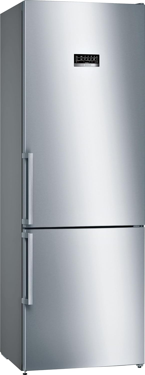 Bosch Serie 4 - Frigorífico combinado, NoFrost, alto 203 x ancho 70 cm, 438 L, Tecnología VitaFresh, Blanco - KGN49XIDQ