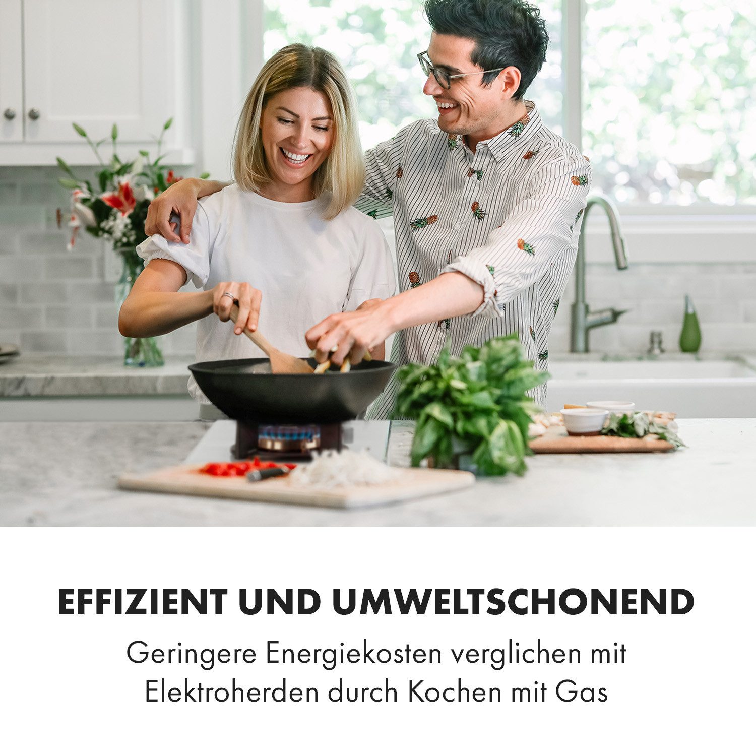 Gas-Kochfeld Goldflame Domino