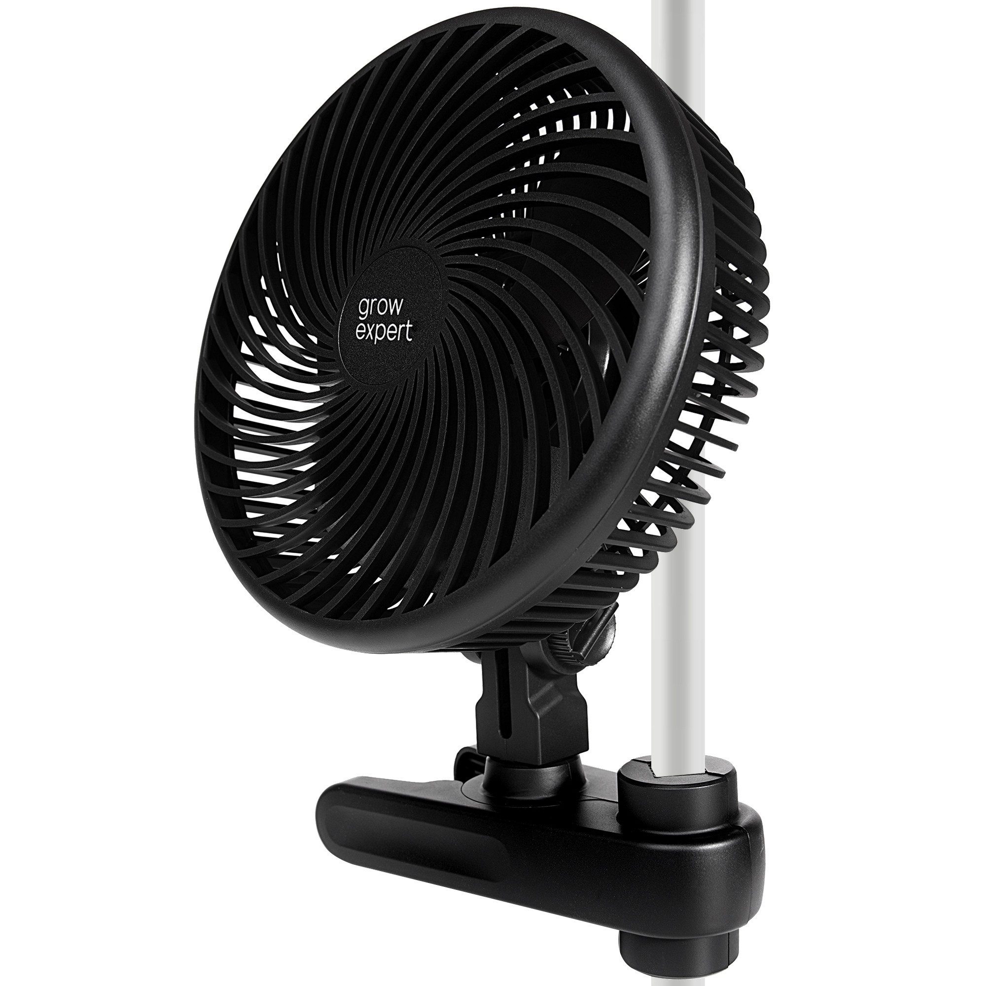 Wandventilator Grow Clip-Ventilator EC-Motor, 10 Stufen leiser Umluftventilator, 20cm