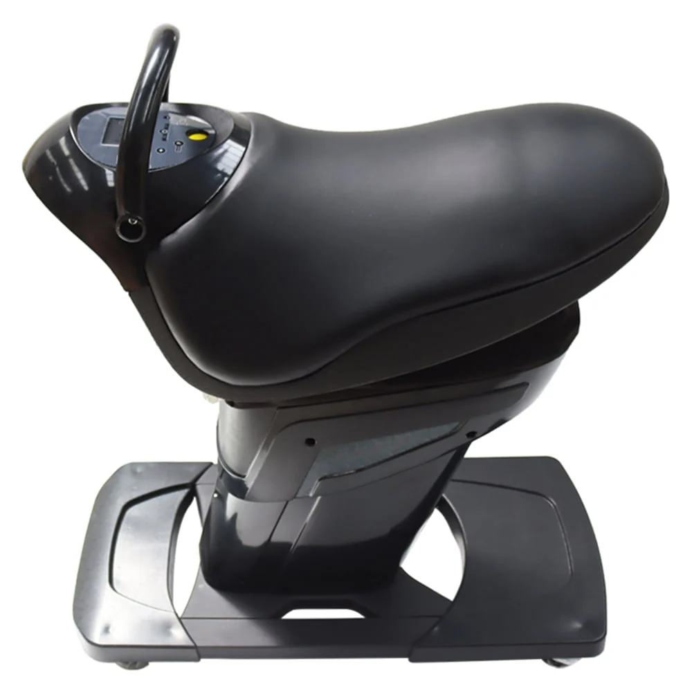 EQCOTWEA Electric Horse Riding Machine Abdominal Exercise Fitness Equipment Black