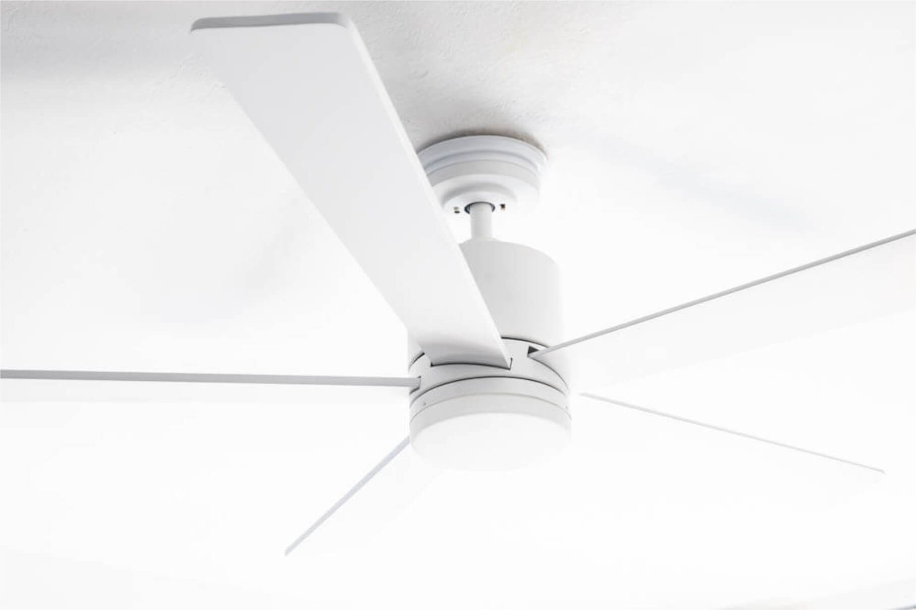 Deckenventilator Energiespar Deckenventilator Tibu 132 cm Weiß mit LED