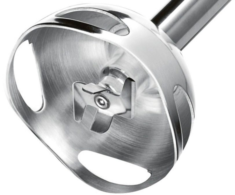 Stabmixer ErgoMixx MSM66120, Edelstahl-Mixfuß, Zerkleinerer, 12 Stufen, weiß