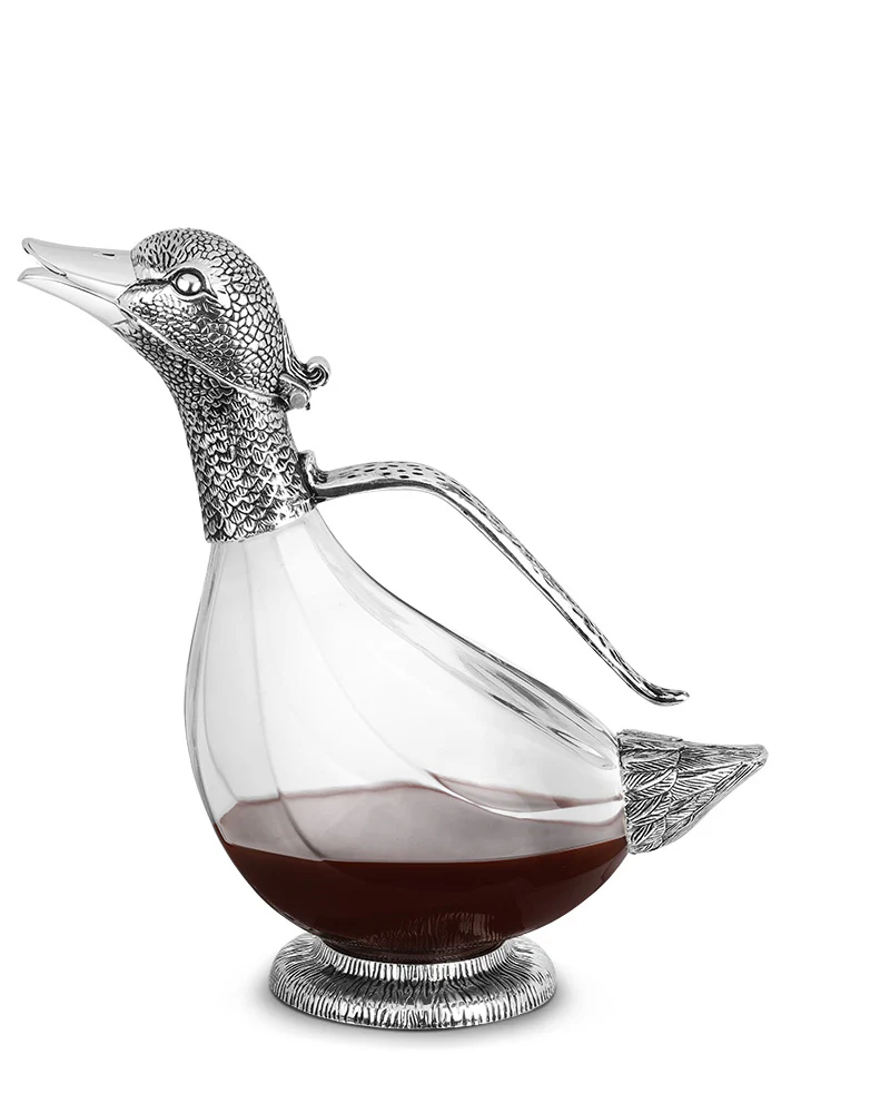 Newbridge Silverware Silver Plated Duck Wine Decanter