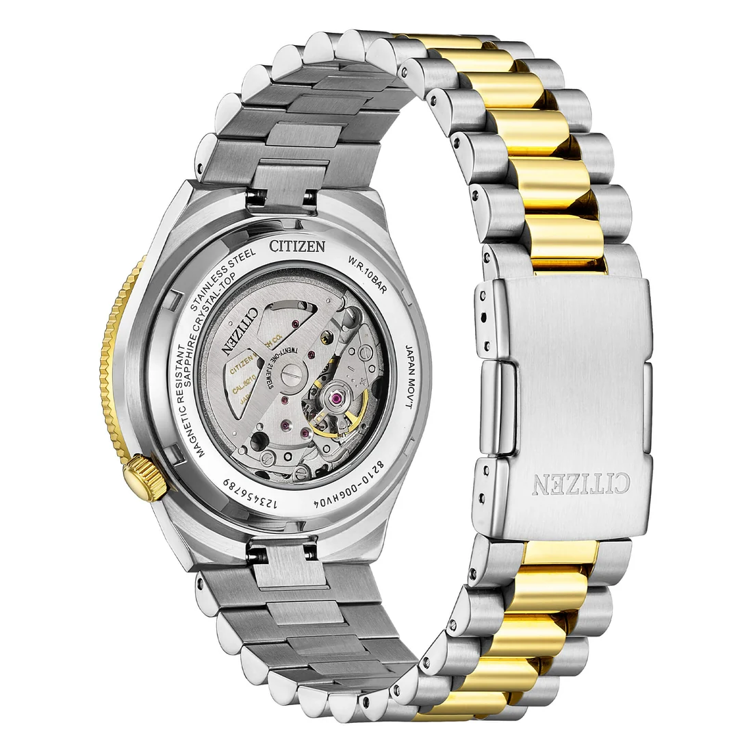 Orologio Citizen NJ0234-58X Tsuyosa acciaio oro ghiera rossa