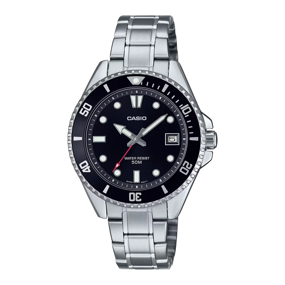 Orologio Casio Duro MDV-10D-1A1VEF nero bracciale acciaio unisex