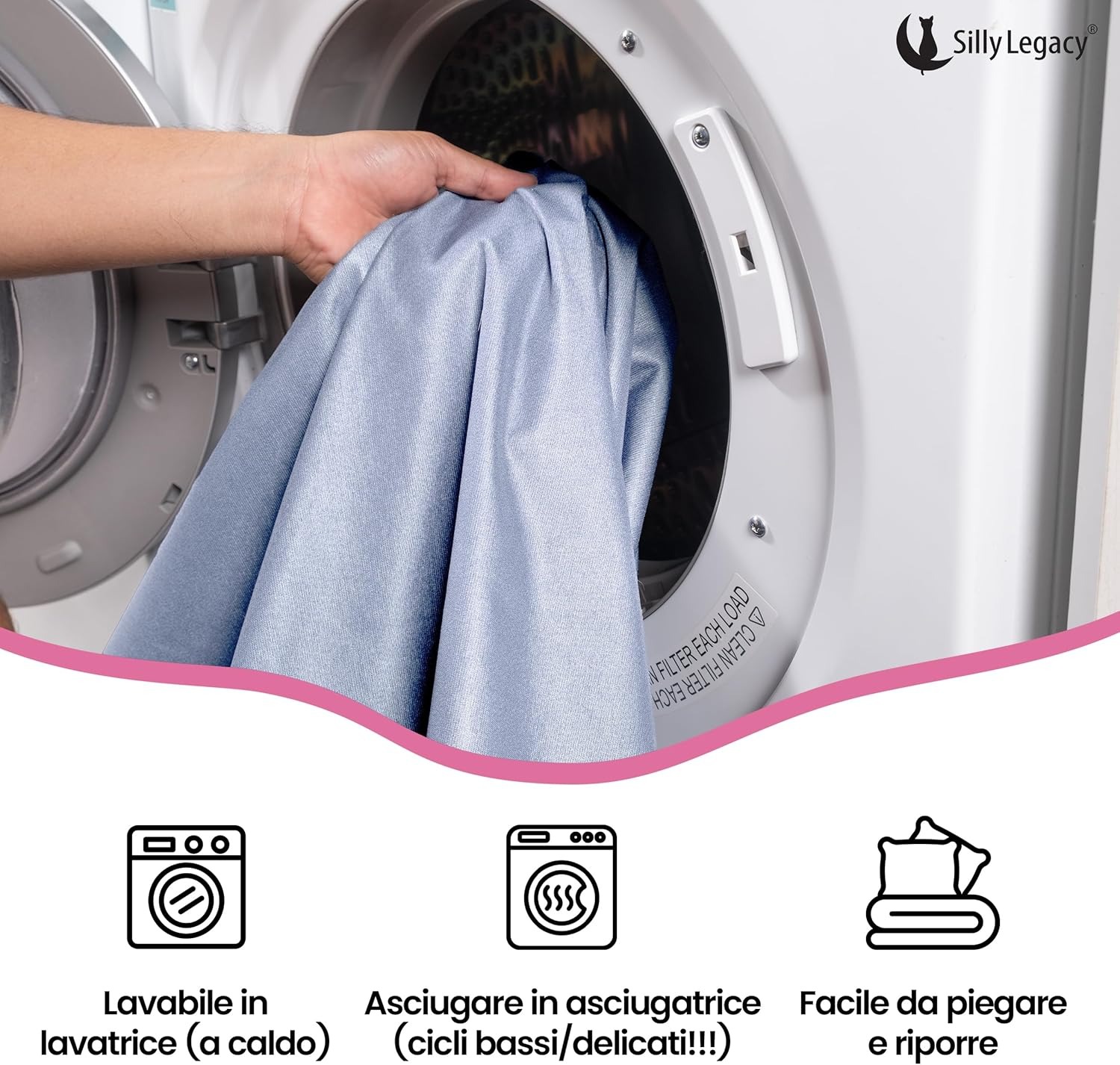SILLY LEGACY Copertura Protettiva Sottile Reversibile Impermeabile (Grigio, Letto Matrimoniale 244 x 208 cm), Fodera per Letto o Divano per Cani e Gatti, incontinenza, urina, peli
