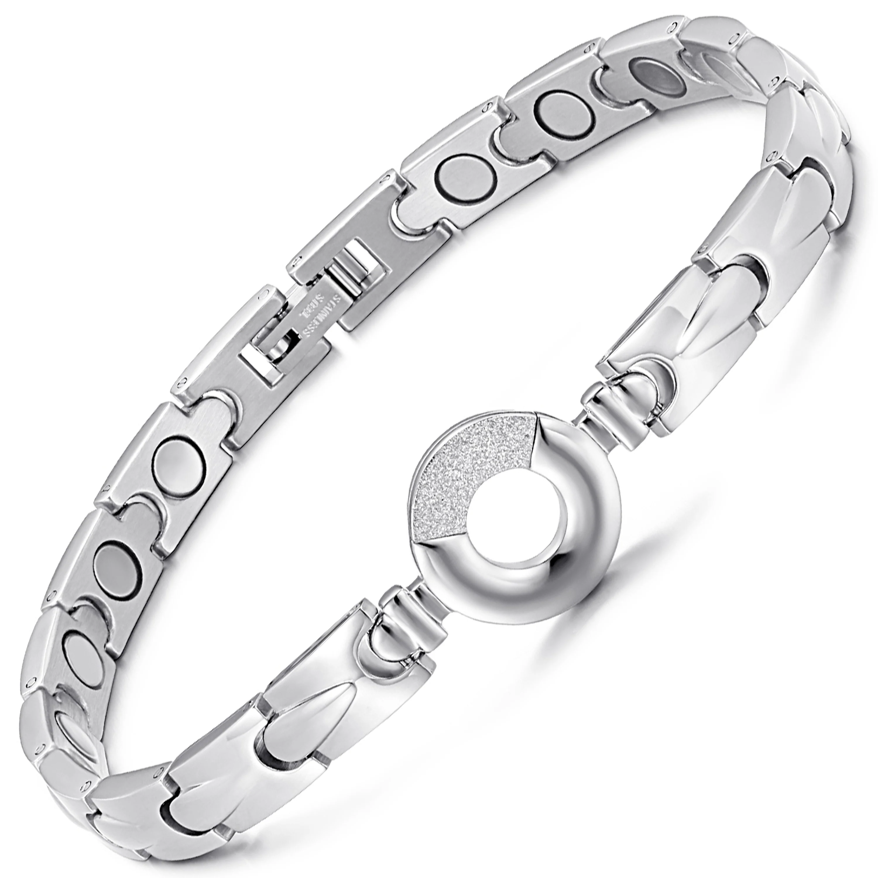 Women Powerful Magnetic Therapy Bracelets Pain Relief for Health