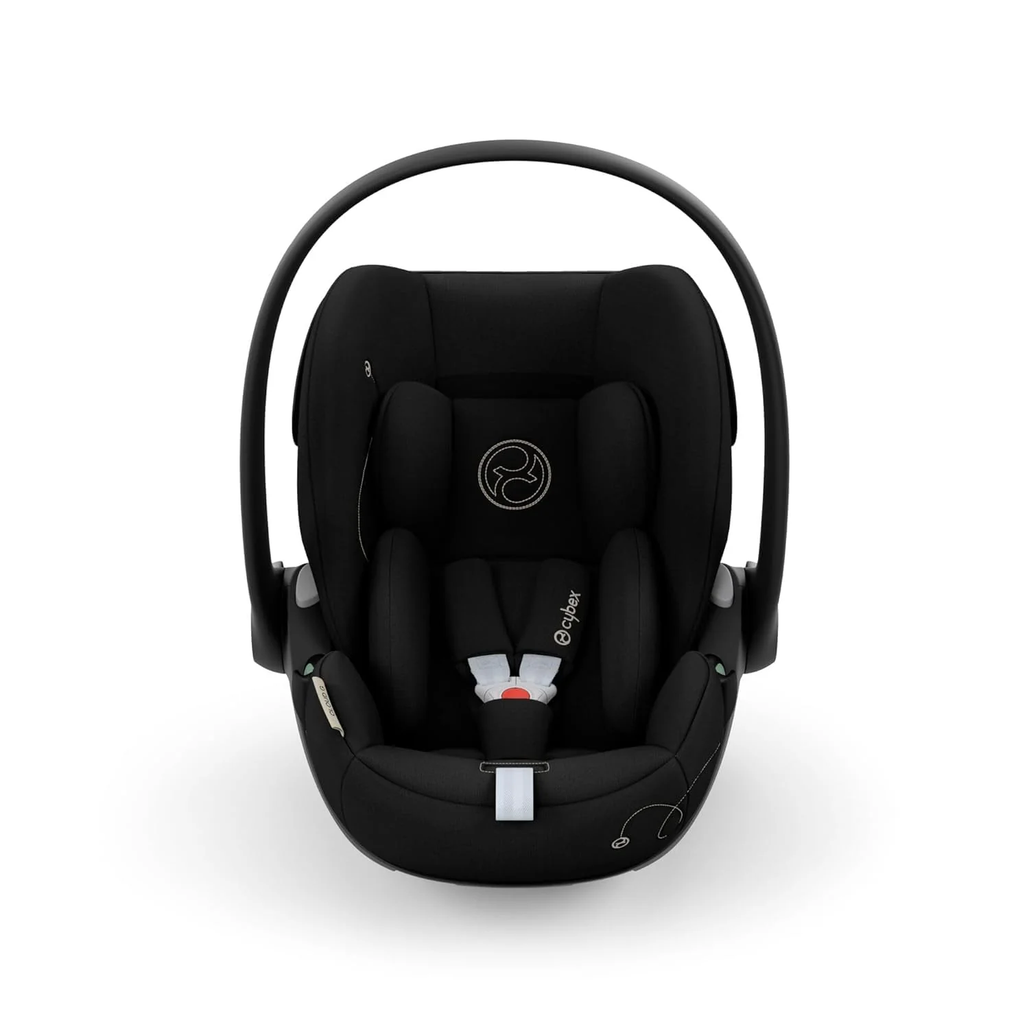 CYBEX Gold Kinderwagen EOS Lux 2-in-1 mit Babyschale Aton B2 i-Size und Babyschalen-Adapter, Reisesystem, Ab Geburt bis 22 kg (ca. 4 Jahre), Moon Black (Schwarz)