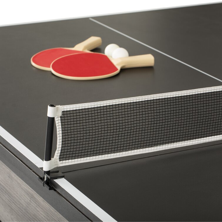 7′ 3-in-1 Combination Table Includes Billiards, Table Tennis, & Dining Table