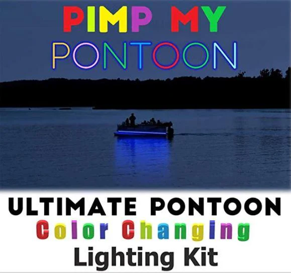 Pimp My Pontoon Premium LED Neon Under Deck Glow Lighting Kit for Boats DIY