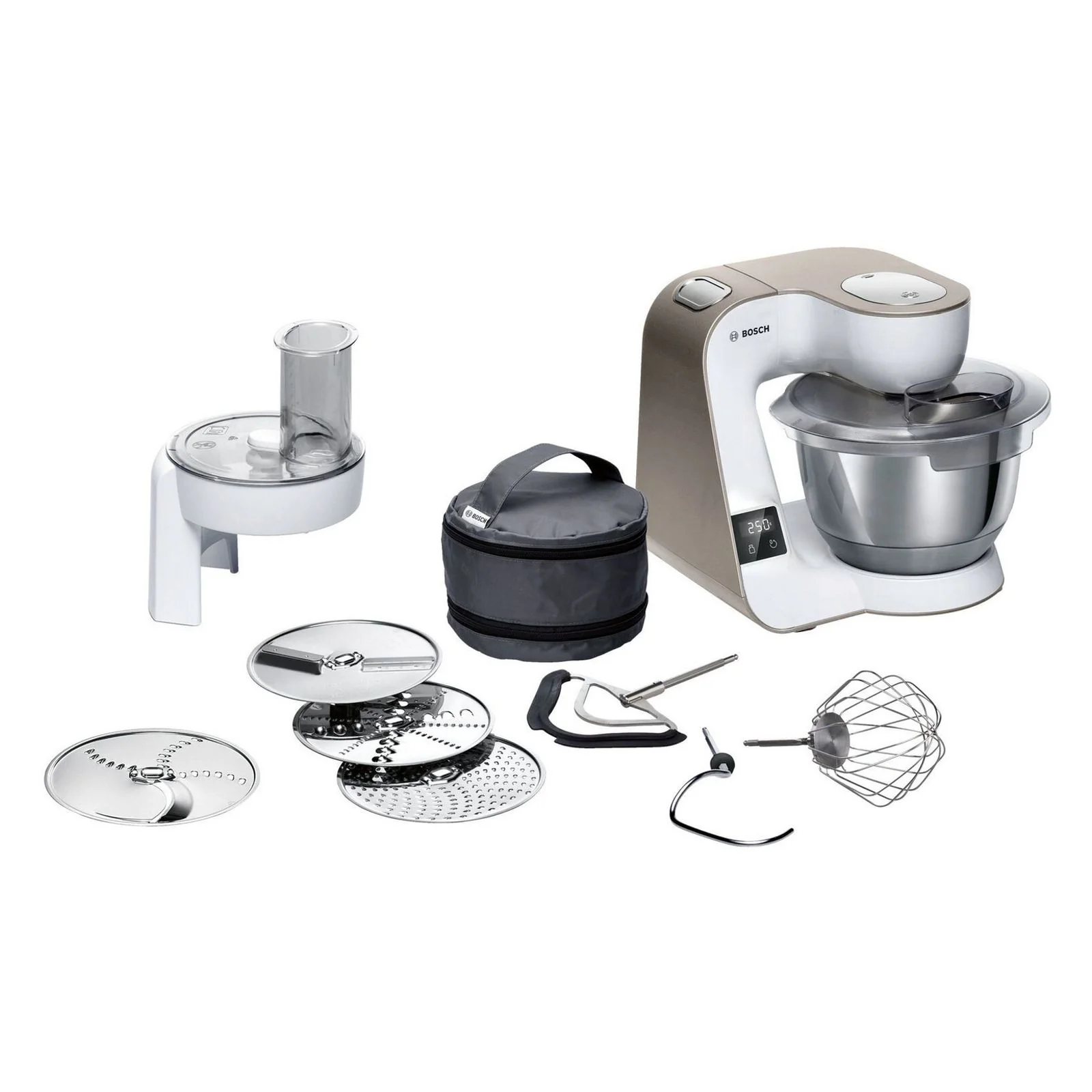 2025 Robot de cocina Bosch MUM5XW10 1000 W 3,9 L Blanco con balanza integrada