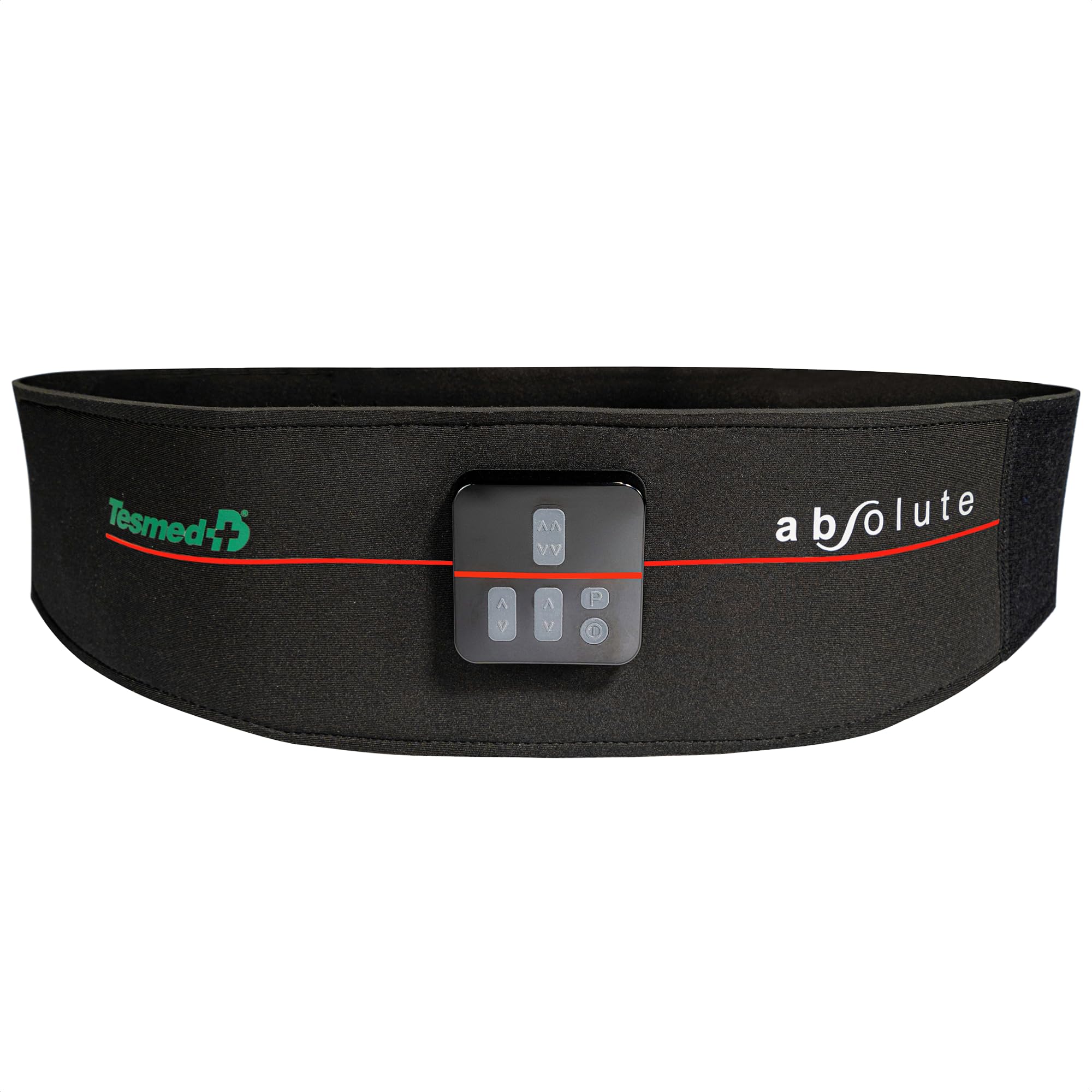 TESMED Absolute EMS Bauchmuskeltrainer Gürtel wiederaufladbar für effektives Bauchmuskeltraining zu Hause