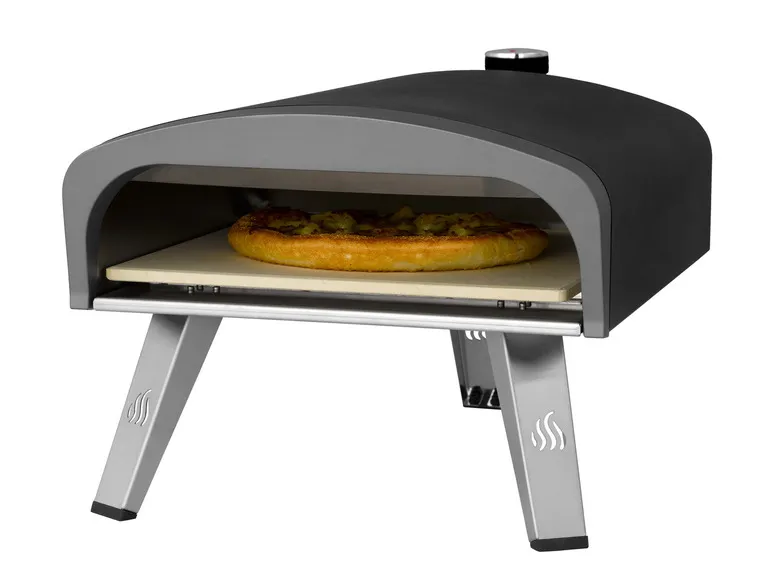 Gas pizzamaker ?Burnsville? van roestvrij staal, zwart