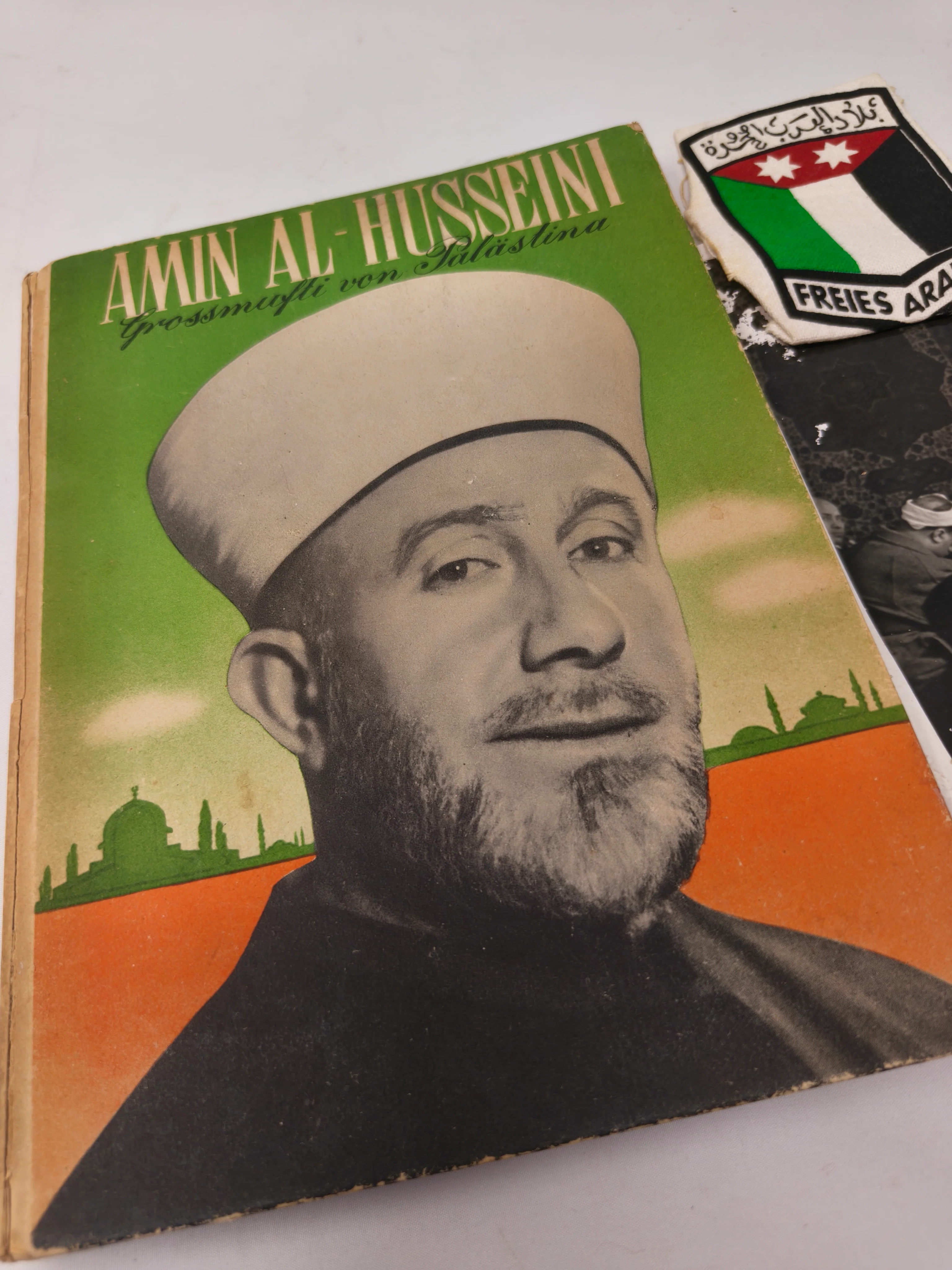 Conjunto Libro parche Freies Arabien Amin Husseini. IIWW Amin al-Alhausayni.