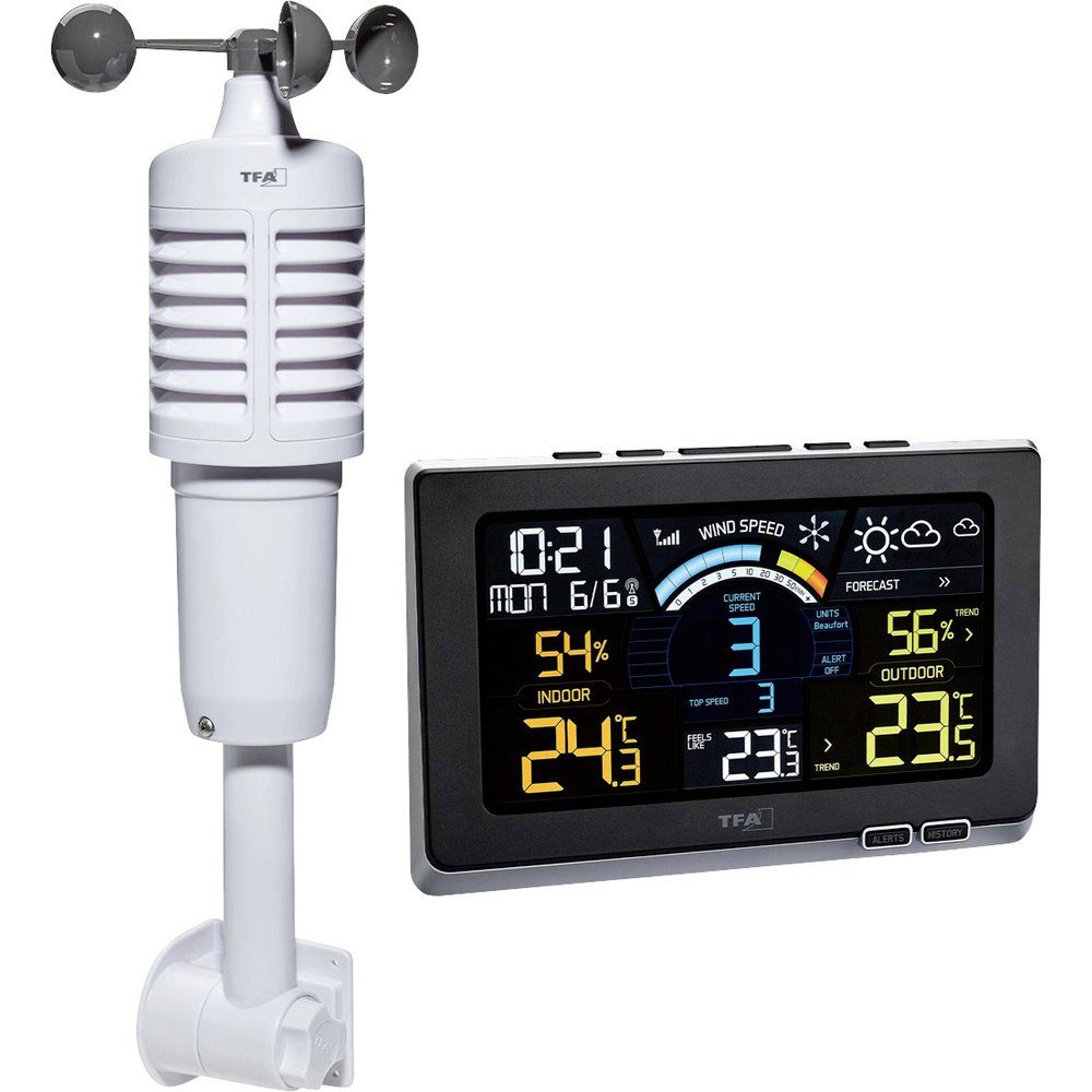 Wetterstation TFA Dostmann Spring Breeze 35.1140.01 Funk-Wetterstation Anzahl Senso